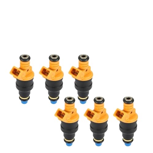 6 PCS Fuel Injector 0280150714 Connectors Compatible With BMW 535 635CSI 735 L6 L7