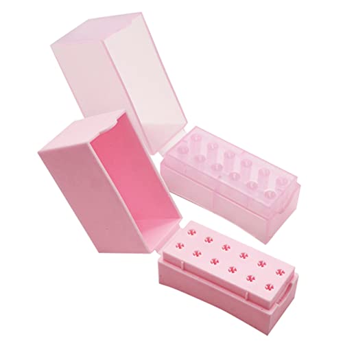 STOBAZA Caixa De Armazenamento De Cabeça De Moagem De 6 Peças Caixa De Armazenamento De Unhas Brocas