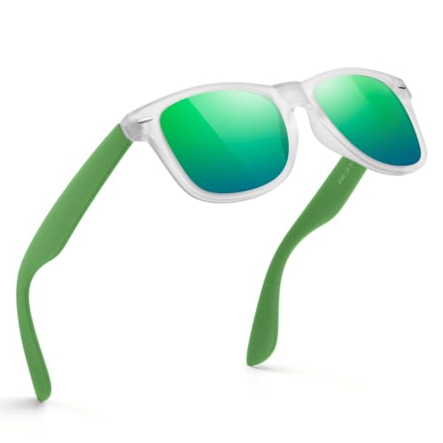 Image of FEIDUSUN Sunglasses Men Polarized Sunglasses for Mens and Womens,Black Retro Sun Glasses Driving Fishing UV Protection