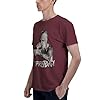 AUIPOTY The Men's Novelty Print Cotton T-Shirt Pro&digy Short Sleeve Tee Tops Round Neck Blouse Tshirt for Male Fans Merch Gifts Burgundy #4
