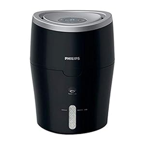Philips Luchtbevochtiger Series 2000 – Natuurlijk verdampingsproces – 44 m² – Verspreidt 99% minder bacteriën – Stille…