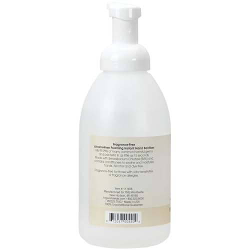 Image of ForPro Alcohol-Free Foaming Instant Hand Sanitizer, 20 Fl Oz (Pack of 6) - Moisturizing, Dye-Free Formula, Fragrance Free