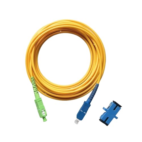 Câble d'extension FTTH 15m SC/UPC blanc pour déplacer votre box internet dans le salon