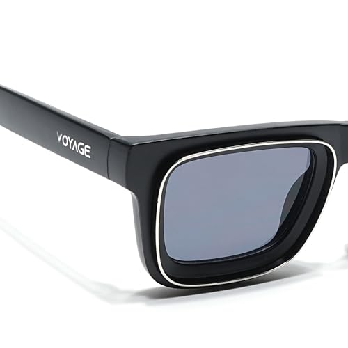 Image of Voyage UV Protected Square Sunglasses for Men & Women