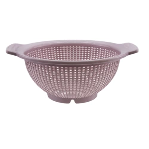 CABLEPELADO Escurridor Verduras plastico, Escurridor Pasta, Colador de Cocina, Colador de Drenaje, Escurridor de Cocina, Diámetro Superior 23 cm, Plástico, Libre de BPA, Apto Lavavajillas, Rosa