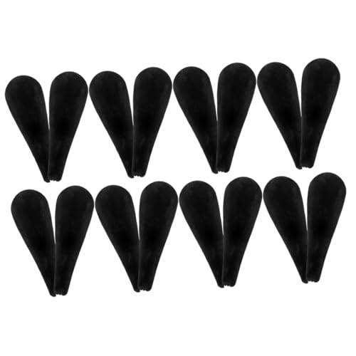 STOBAZA 1set Hanger Shoulder Rest Clothes Rack Hangers Clothes Hanger Shoulder Forms Hanger Support Shoulder Form Shoulder Pad for Hanger Coat Hanger Support Hanger Parts Flocking 16pcs