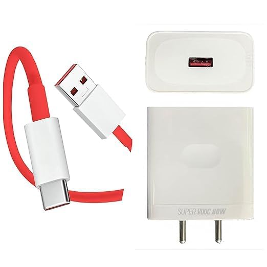 Image of Original 80w Wall Charger | USB Type A to C Connectivity | High Speed Charging | Compatible with One Plus 9 Pro 11 Jupiter Nord CE 2 Lite 8T 7T Ace 2V N20 SE 10R