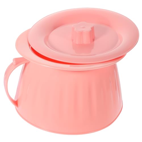 Gogogmee ポータブルトイレ 小便器 プラスチック製 尿ポット ベッドサイド用 高齢者 妊婦向け 軽量 コンパクト 安定設計