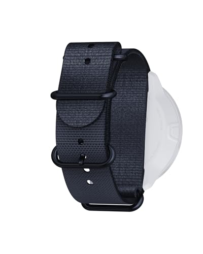 SUUNTO 22 EXP1 Stoff Armband Kompatibel Race, Vertical, 9 Peak Pro, 9 Peak, 5 Peak, Watch Strap Weiches Stoff-Ersatzband 22mm Midnight Blue M+L