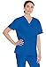 Dickies Unisex V-Neck Scrub Top, Royal, Large