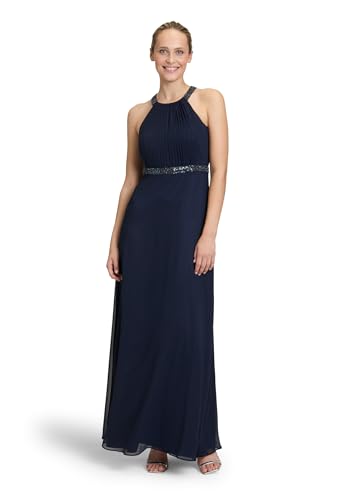 Vera Mont Damen Abendkleid rückenfrei Night Sky,32