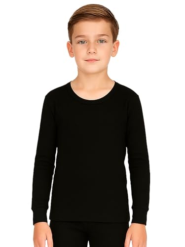Image of Bodycare Insider Anti-Bacterial Solid Kids Thermal Top & Bottom Unisex Set