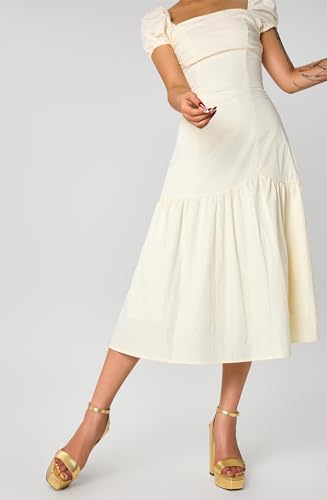 HDEUOLM Womens Chunky Block High Platform Heel Open Toe Square Toe Sandals Ankle Strap Buckle Prom Dress 5.3 Inches Heels2