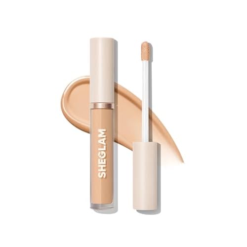 SHEGLAM 12HR Full Coverage Concealer Matte Finish Concealer Stick for Under Eye and Dark Circles - Nude 0.13 Ounce (Pack of 1) Nude