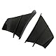 Motorrad Seitenspoiler,Motorradverkleidungs-Winglets Frontverkleidung Aerodynamische Winglets Wings Ersatz für 400 250 Z900 Z1000 (Glänzend schwarz)