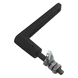 TOYANDONA Ersatz Holzofengriff L-förmig aus Hitzebeständigem Eisen für Kamin Ofen und Feuerstellentürgriff mit Ergonomischem Zuggriff Allgemein Kompatibel