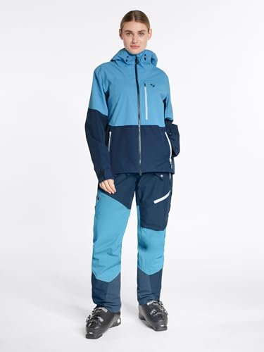 Miniatura 5 de Ziener Turis Chaqueta De Esquí Freeride Sympatex, Libre De Pfc Y Lana, Azul Marino, 42 Para Mujer