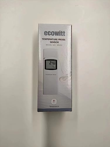 ECOWITT WN30AN Wireless Multi-Channel Thermometer Probe Sensor for Home or Garden Weather Stations, White - Image 3
