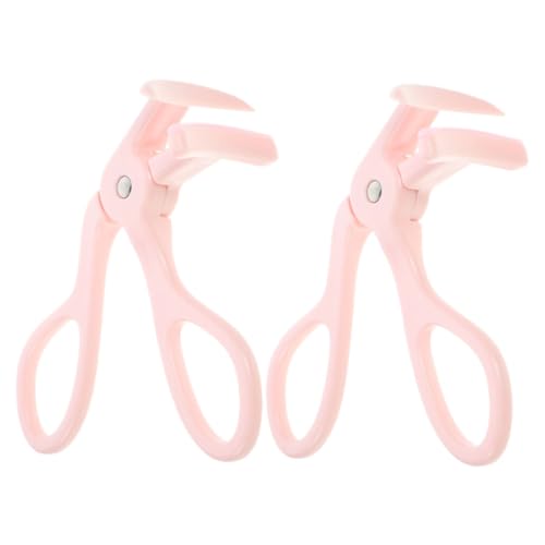 BATHVEVE 2 Piezas Rizador De Pestañas Kit De Rizado De Pestañas Herramientas Para Rizar Pestañas Herramienta Asistente De Pestañas Instrumento De Pestañas Rosa Plastico Abs