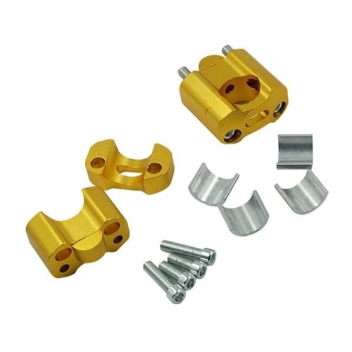 Abrazaderas de manillar para moto 22mm y 28mm adaptadores CNC 5