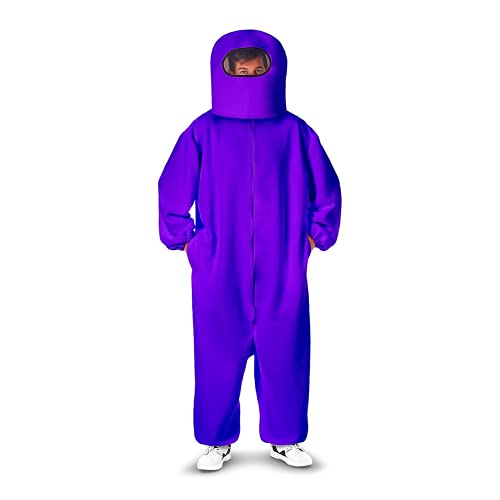 My Other Me disfraz de among us para adulto impostor varias tallas y colores (MORADO, XXL)