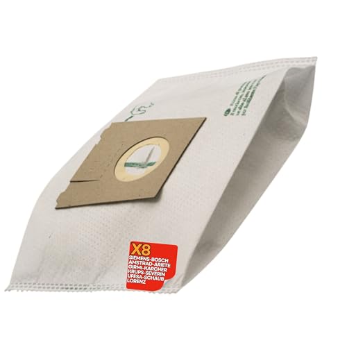8 Sacchetti Aspirapolvere Bosch Compatibili - Sacchetti TNT con Filtrazione Avanzata - Sacchetti per Aspirapolvere Bosch SB1 TNT