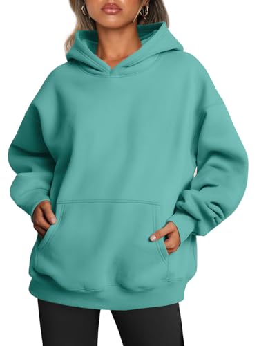 Image of Trendy Queen Women Oversized Hoodies Fall Outfits | Gentle Skin Feel, Aesthetic Drop Shoulder, Large Kangaroo Pocket, Seamless Daily Outfit Match