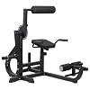 Titan Fitness Seated Ab/Back Extension Machine, Upper Body Abdominal Lower Back Machine, 220 LB Plate-Loaded Capacity, Core and Strength Training Workouts, Home Gym Machine