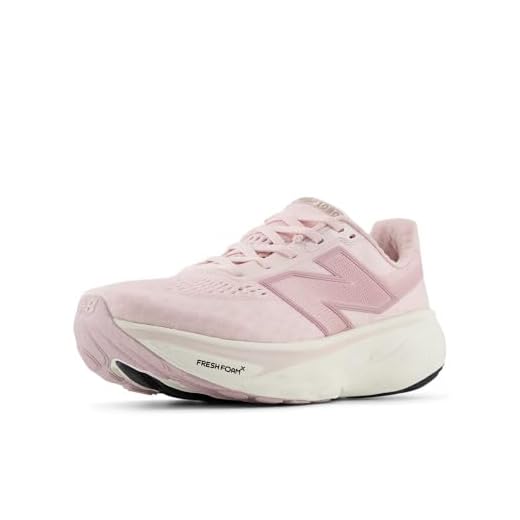 New Balance Fresh Foam X 1080 V14 Tênis de corrida feminino, Açúcar rosa/névoa crepúsculo/sal marinho, 35