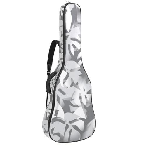 Housse guitare acoustique imperméable avec couche de protection antichoc et poches
