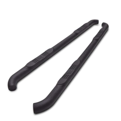 TAC Side Steps Running Boards Fit 2019-2024 Chevy Silverado/GMC Sierra 1500 | 2020-2023 Silverado/Sierra 2500 3500 Crew Cab Truck Pickup 3' Texture Black Side Bars Nerf Bars Off Road 2pcs