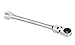 Sunex 993108 1/4-Inch V-Groove Flex Head Combination Ratcheting Wrench