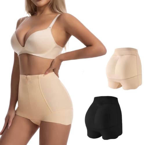 Culottes sculptantes taille haute avec fermeture éclair et coussinets rehaussant les fesses x2