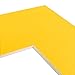 Craig Frames B110 Pre-Cut Mat Board for 4X6 Print, 5X7, Buttercup Yellow