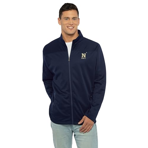 Vantage Apparel Chaqueta de forro polar con cremallera completa para hombre