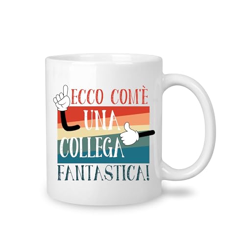 Taza regalo collega che va via 'ecco come una collega fantastica' idea regalos collega cumpleaños regalo de despedida al collega