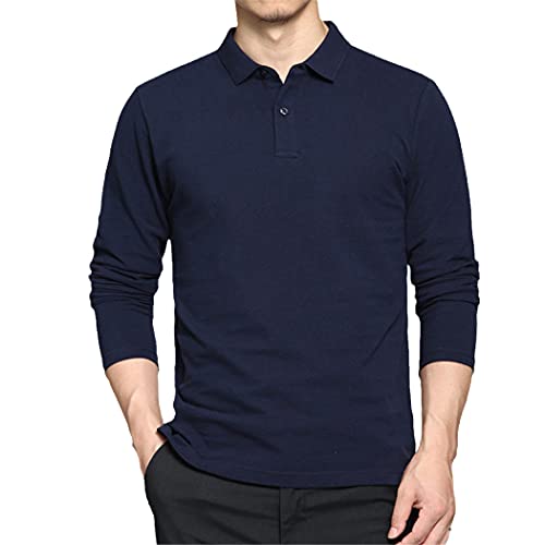 Polo en coton homme fini les hauts inconfortables en automne