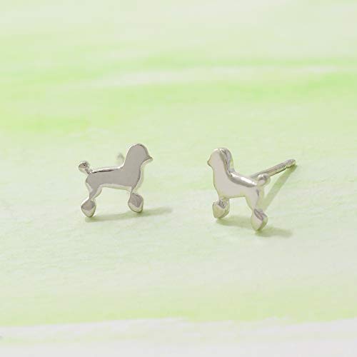 Boma Jewelry Sterling Silver Poodle Dog Stud Earrings3