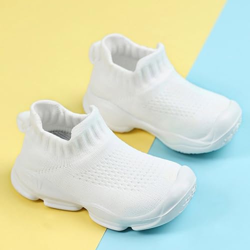 IWIHMIV Girl Sneakers Kids Casual Comfortable Running Shoes Girls Breathable Slip On Tennis Walking Shoes3