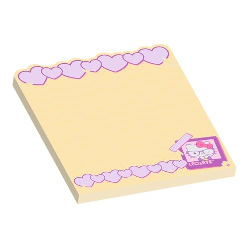 Bloco Adesivo Camadas Hello Kitty - Blister C/ 4 Blocos 20f Cada Leoarte