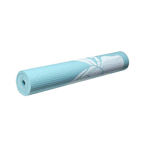 Tapete de Yoga Premium com Estampa de Floral Azul Atrio - ES218