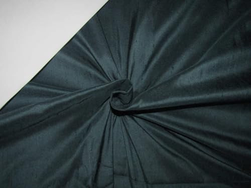 Tissu Dupioni 100% pure soie vert bouteille haut de gamme pour haute couture