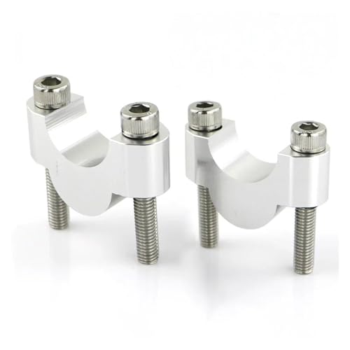 Risers guidon 28 mm en alu pour Hypermotard 821 et Monster S4R - Pince de montage haut de gamme