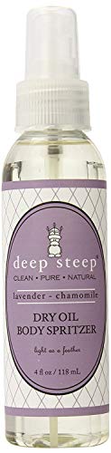 Deep Steep Dry Oil Body Spritzer, Lavender Chamomile, 4 Ounce
