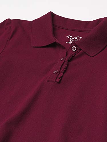 The Children's Place Girls' Long Sleeve Ruffle Pique Polo2
