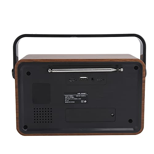 mumisuto Draagbare korte golfradio, FM/MW/KW-radio, draagbare oplaadbare Bluetooth-USB-luidspreker voor U-disc/geheugenkaart - Image 7