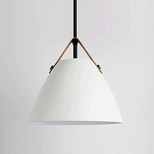 Lustre suspension en métal bleu de 27 cm pour éclairage de plafond rustique