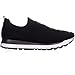 DKNY Women's Jadyn Slip on Jogger Sneaker, Jet Black, 8