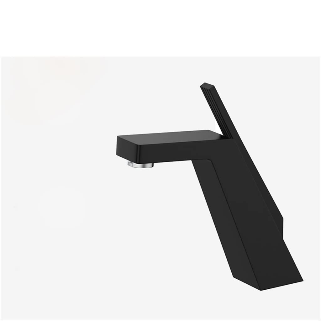 Robinet de bassin noir mitigeur robuste pour remplacer un vieux robinet qui fuit