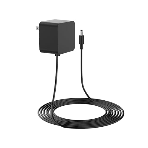 Amazon Echo Dot 3rd/4th Gen Power Adapter with Clock, Kids Edition, Show 5, Spot, Fire TV Cube AC/DC Adapter